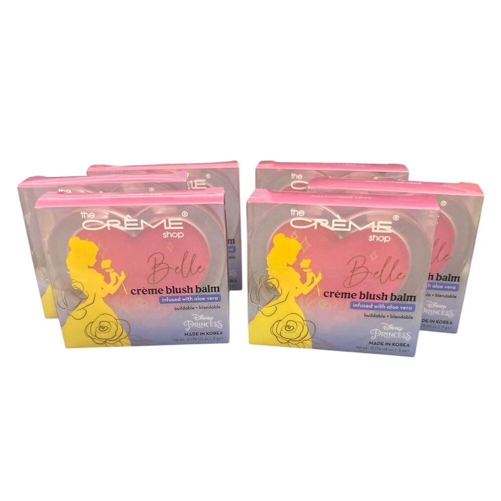 6 The Crème Shop x Disney Princess Belle  Enchanted Rose Crème Blush Balm